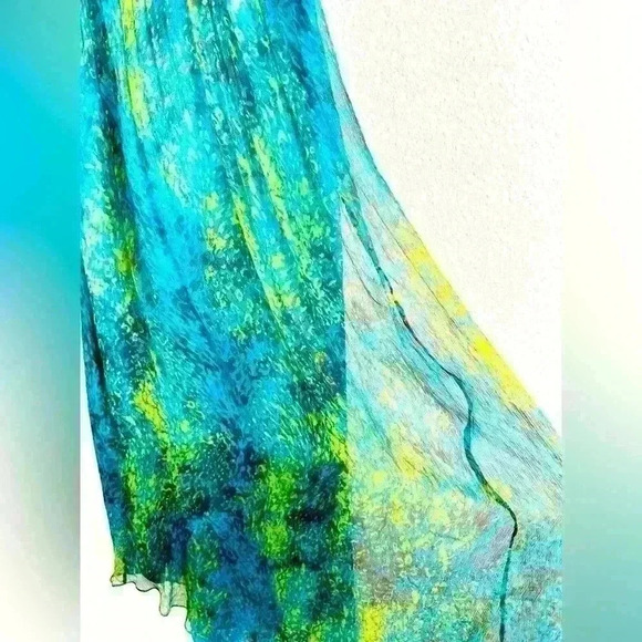 Laundry by Shelli Segal Silk Strapless Formal Maxi Dress Size 2 - Picture 4 of 10